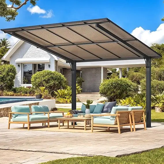 10' x 10' Outdoor Pergola/Carport for Patio